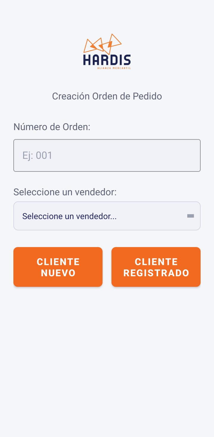 App Android de preórdenes